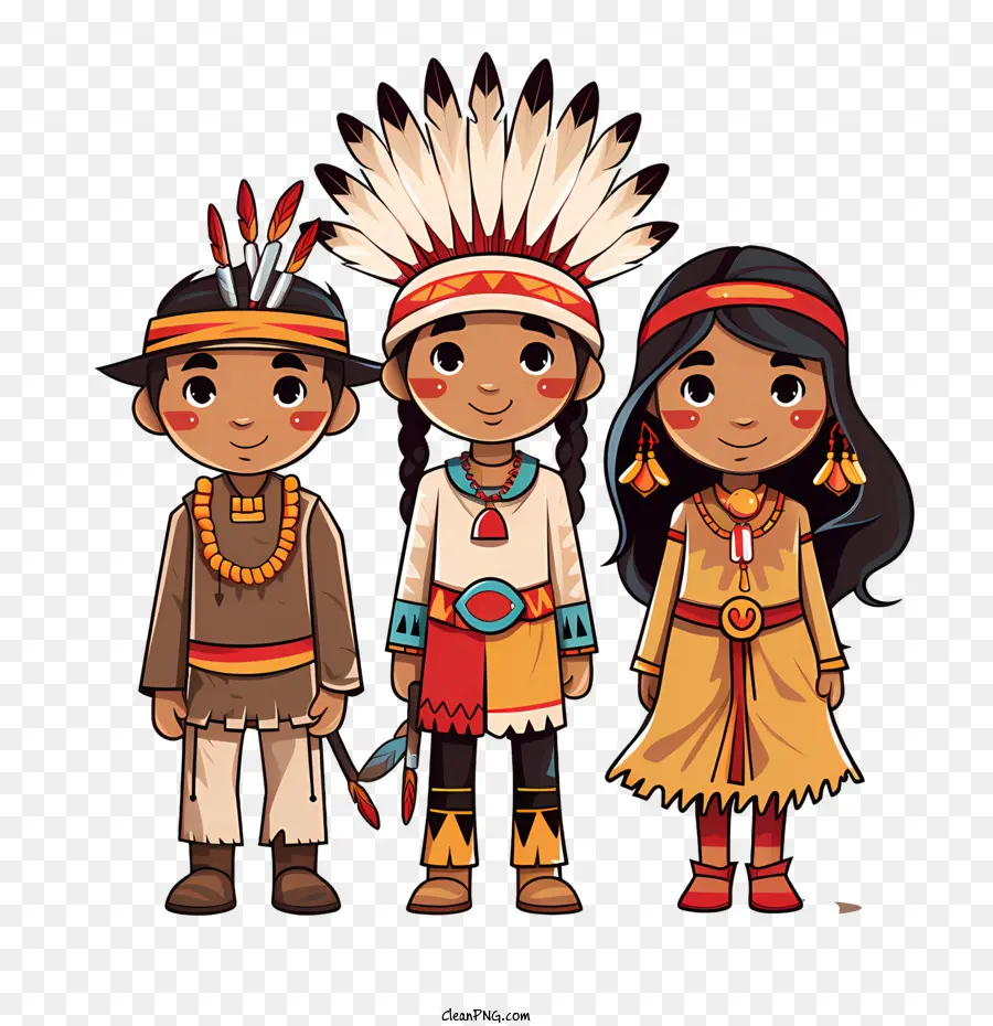 El Día Del Indígena Americano，Los Indígenas PNG