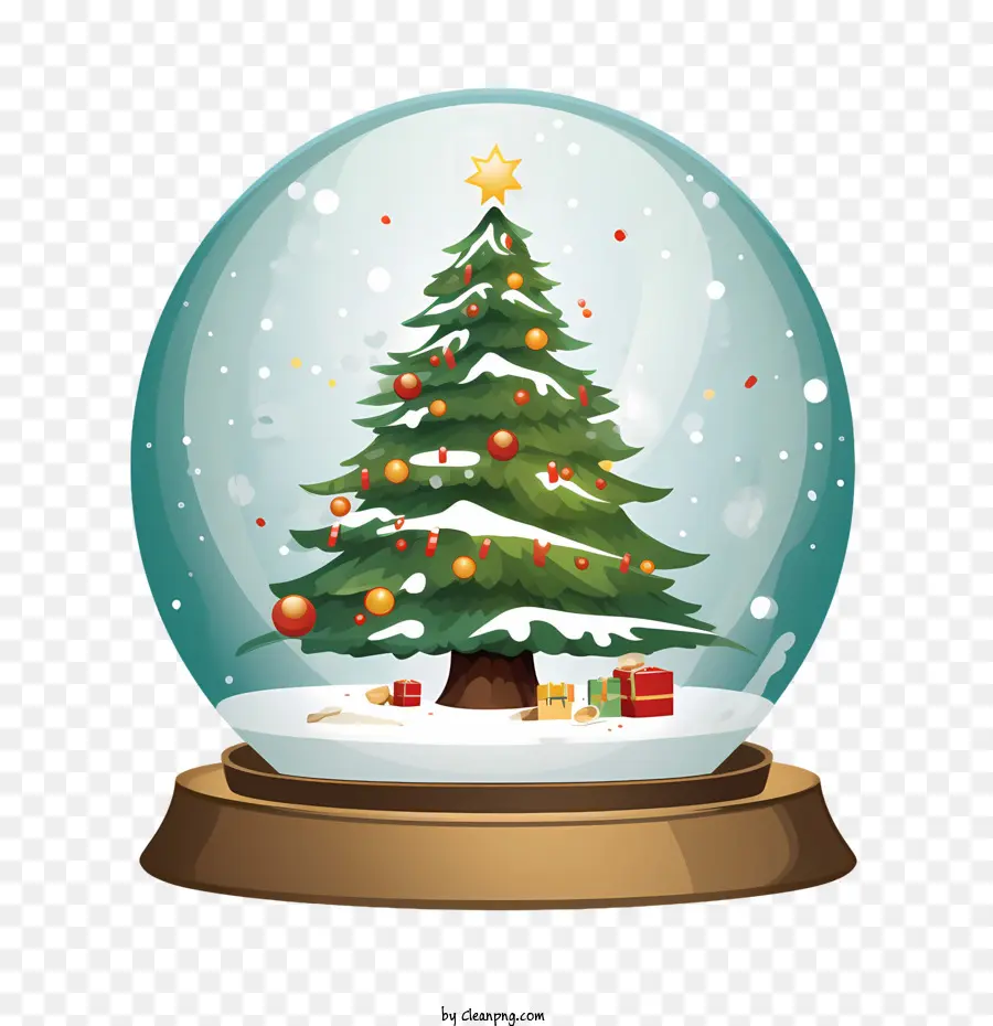 Bola De Nieve De Navidad，árbol De Navidad PNG