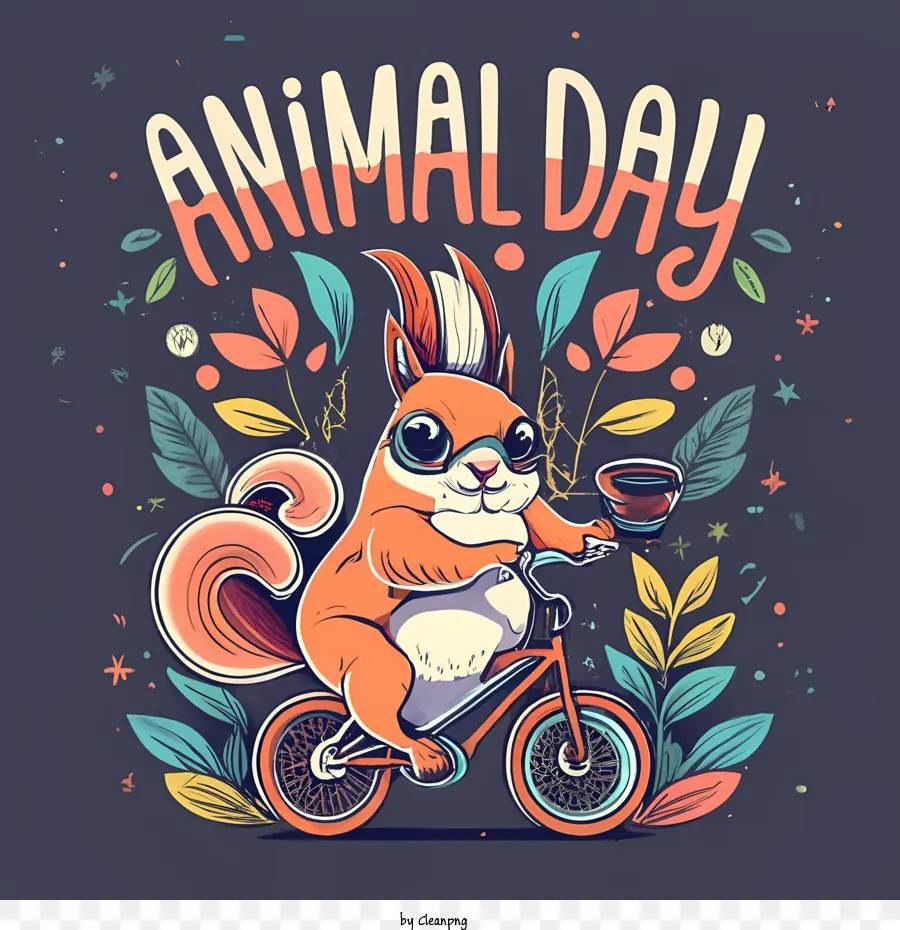 Día Mundial De Los Animales，Ardilla PNG