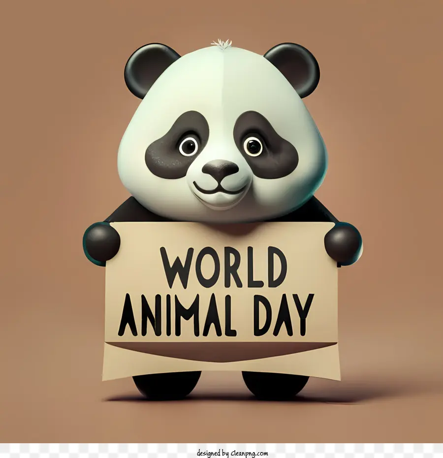 Día Mundial De Los Animales，Panda PNG