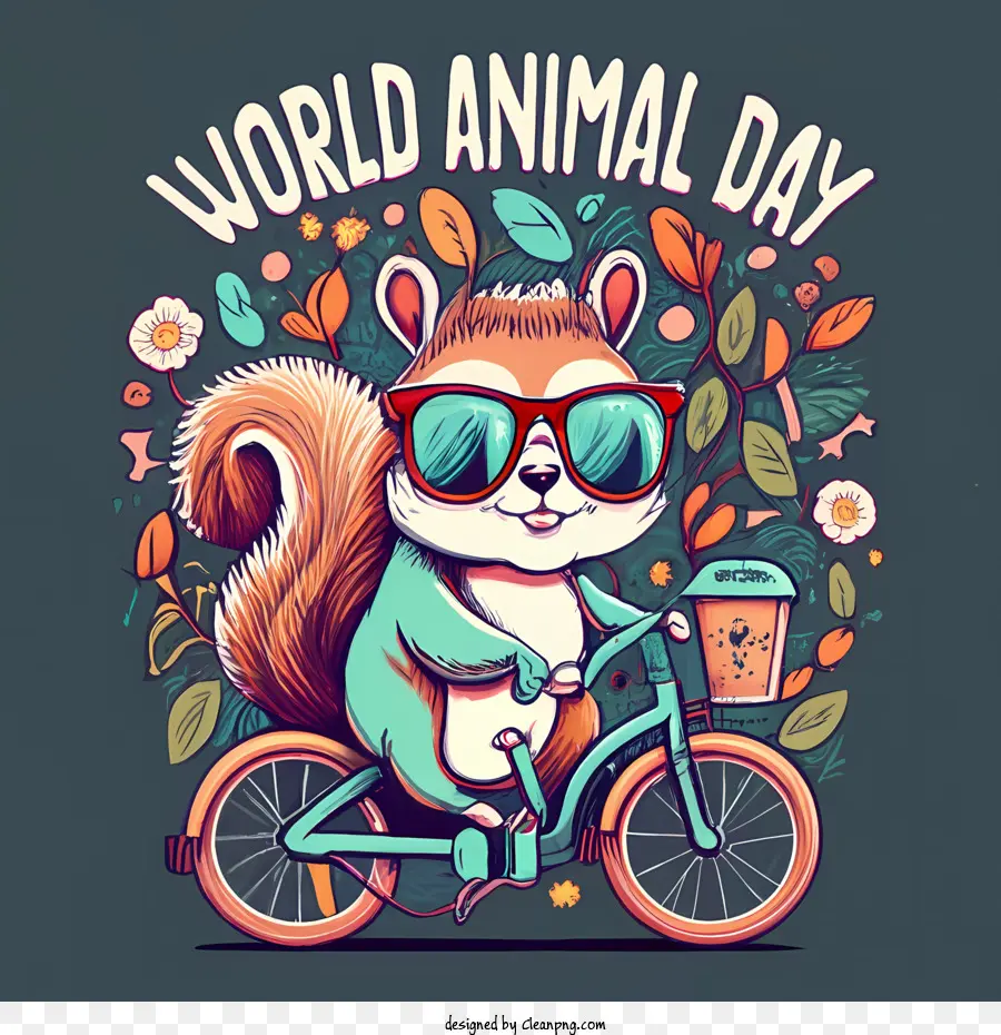 Día Mundial De Los Animales，Ardilla PNG