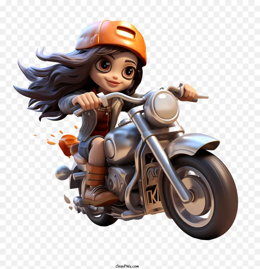 Día Nacional Del Paseo En Moto，Chica PNG