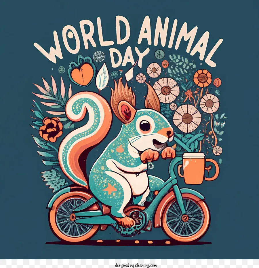 Día Mundial De Los Animales，Ardilla PNG