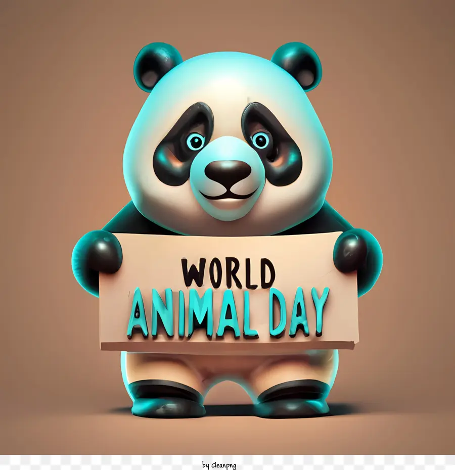 Día Mundial De Los Animales，Panda PNG