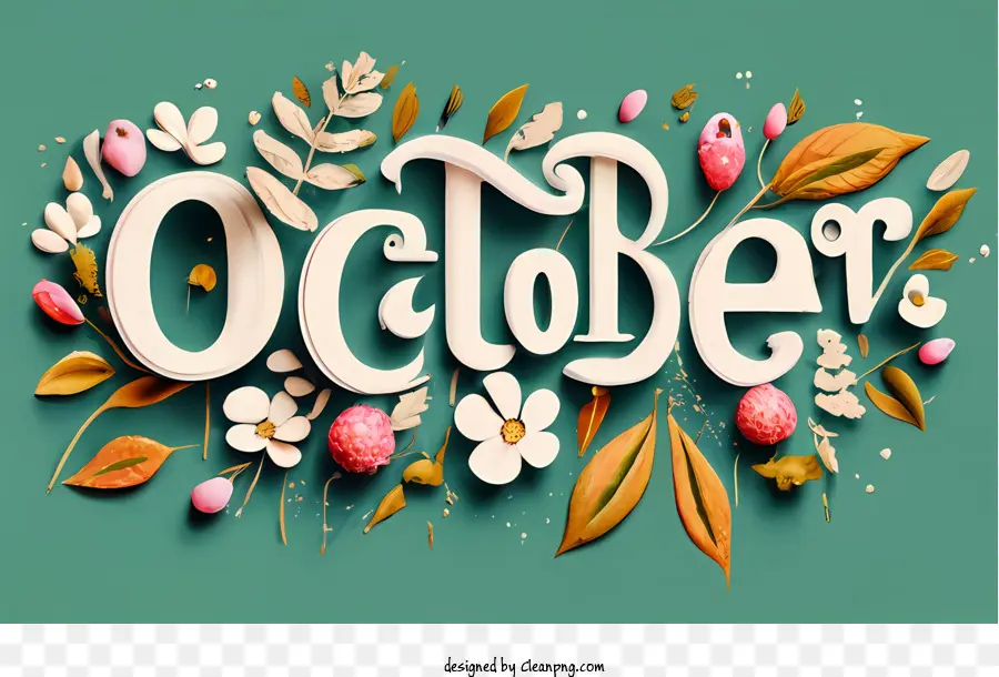 Hola De Octubre，Autumn Leaves PNG