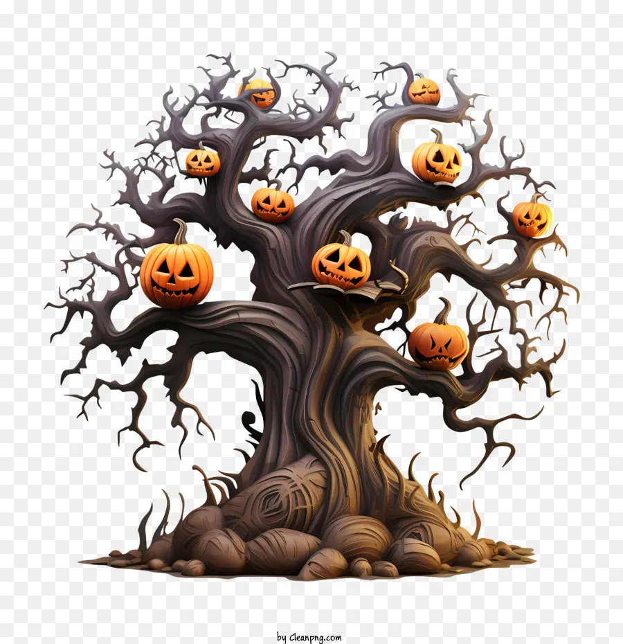 árbol De Halloween，Árbol PNG