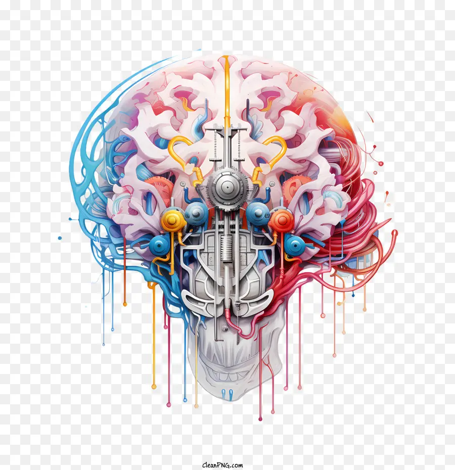 Entrena El Día De Tu Cerebro，Cerebro PNG