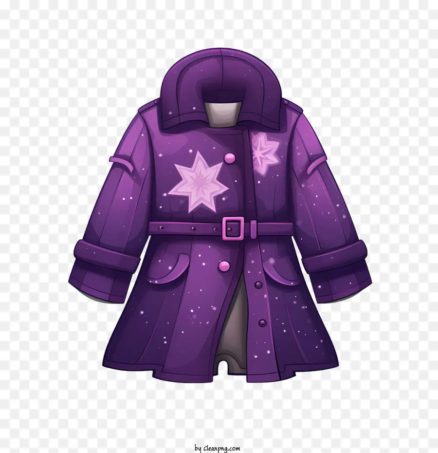 Abrigo De Invierno，Morado PNG