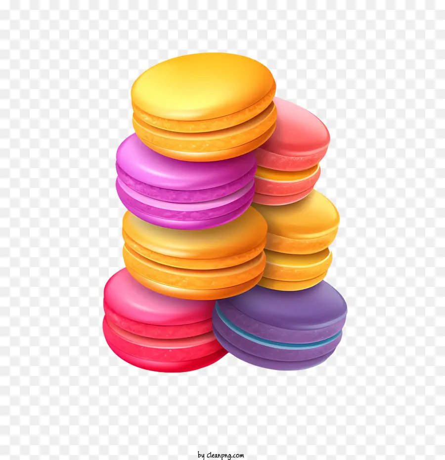 Día Del Macarrón，Macarrones Coloridos PNG