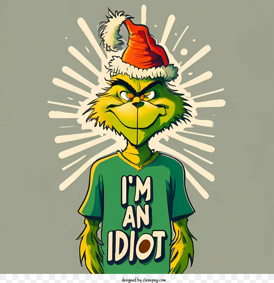 Grinch，Gorro De Papá Noel PNG