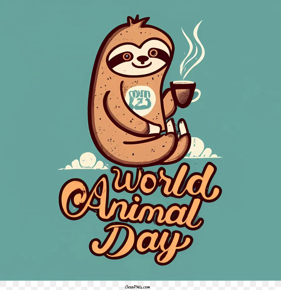 Día Mundial De Los Animales，La Pereza PNG