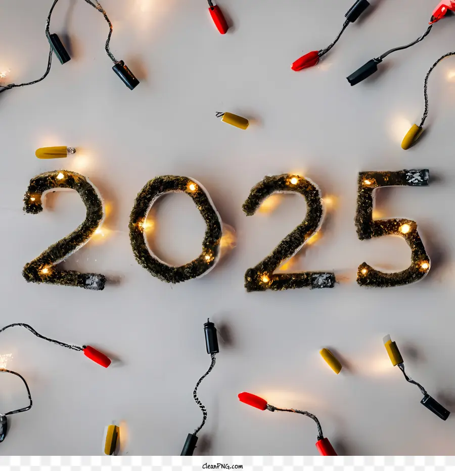 2025 Feliz Año Nuevo，2025 PNG