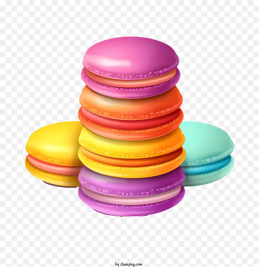 Día Del Macarrón，Macarrones Coloridos PNG