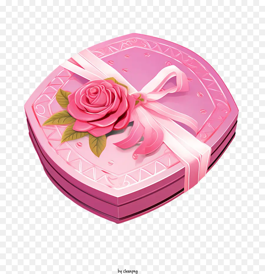 Caja De Regalo Rosa，Caja De Regalo PNG