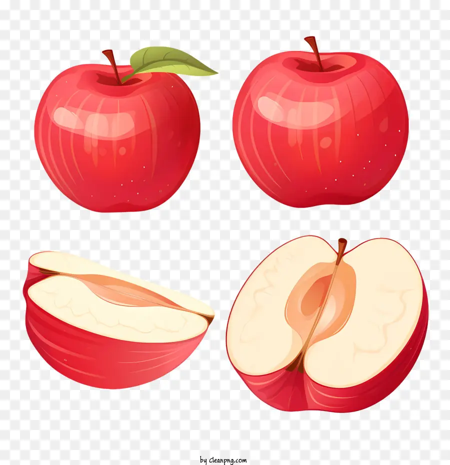 Comer Una Manzana Roja Día，Las Manzanas PNG