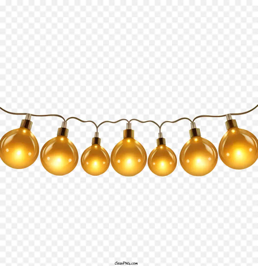 Luces De Navidad，Luces De Cadena PNG