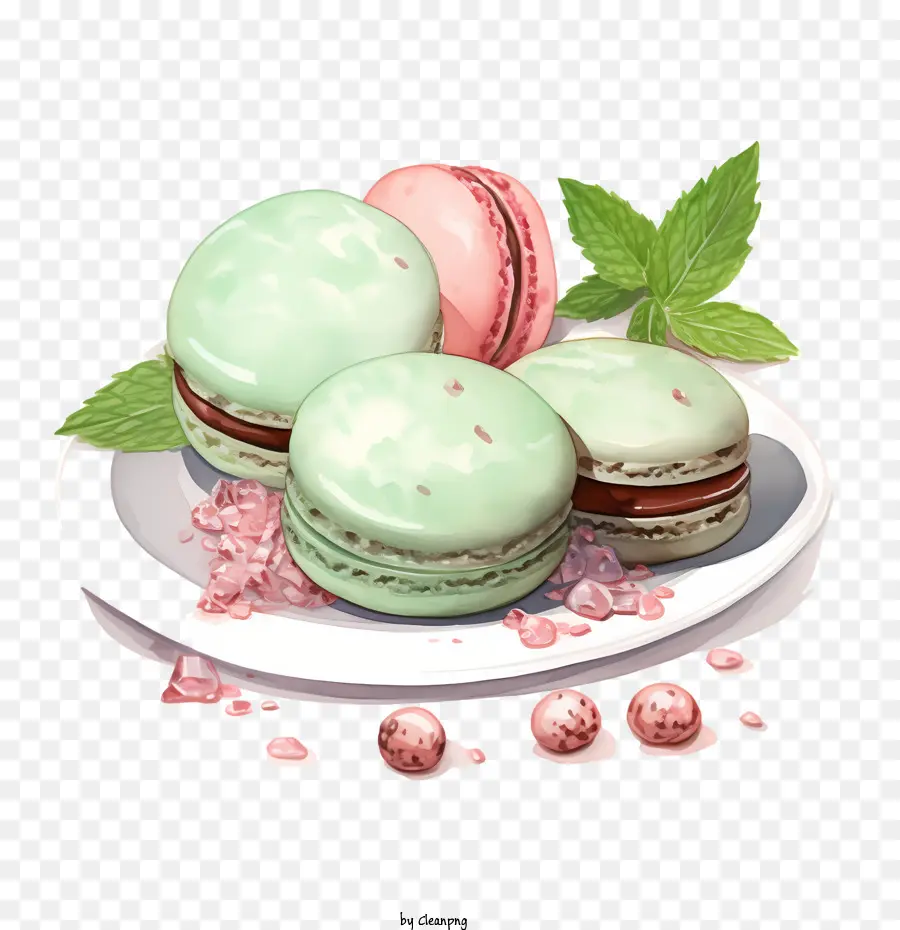 Macaroon Día，La Comida PNG