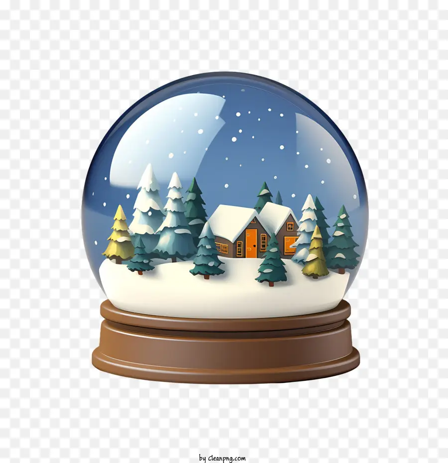 Bola De Nieve De Navidad，Mundo PNG