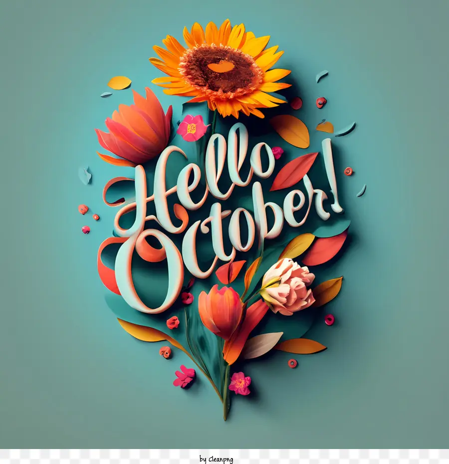 Hola Octubre，Octubre PNG