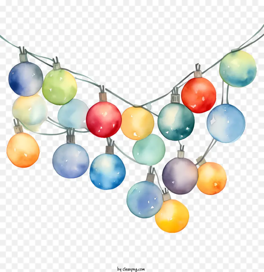 Luces De Navidad，Luces De Cadena PNG