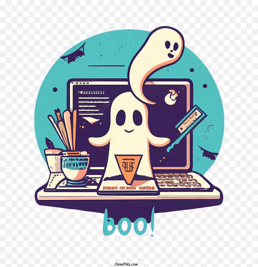 Feliz Halloween，Fantasma PNG