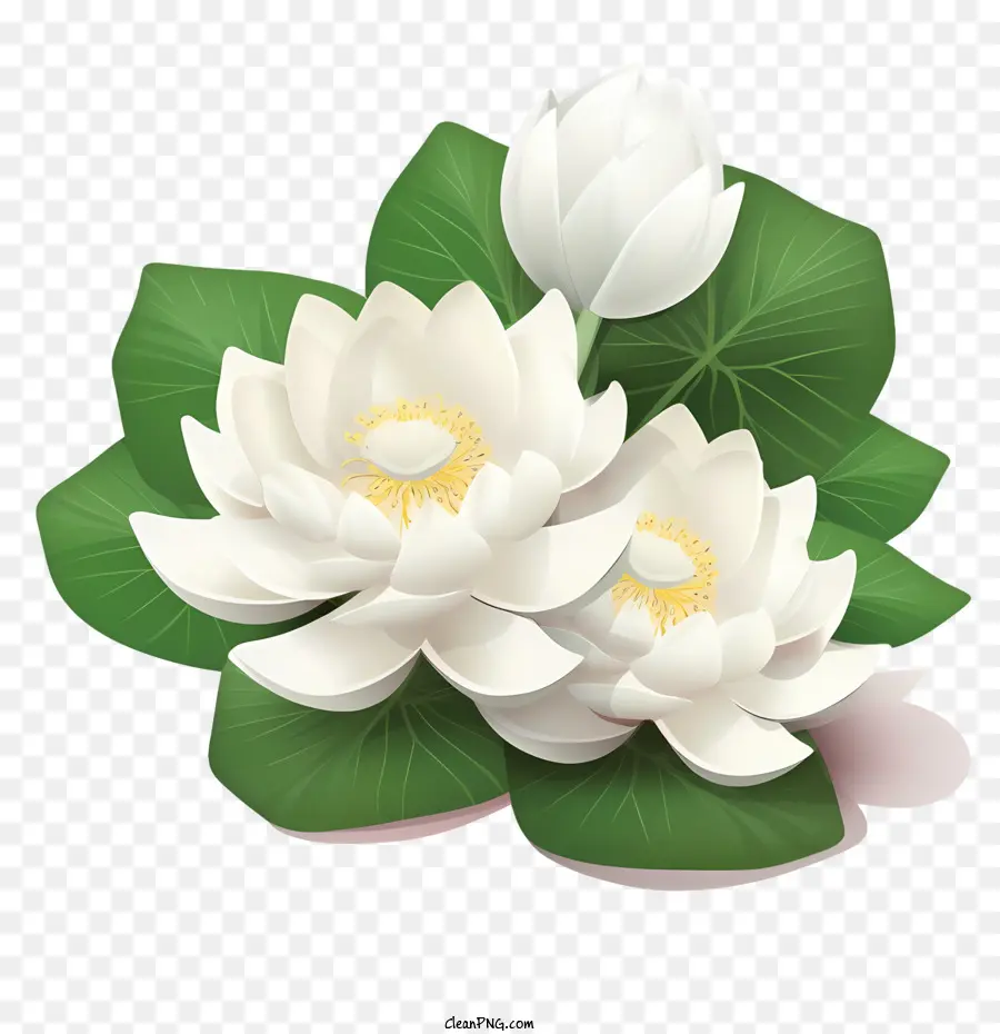 Flor De Loto，Flores De Loto Blanco PNG