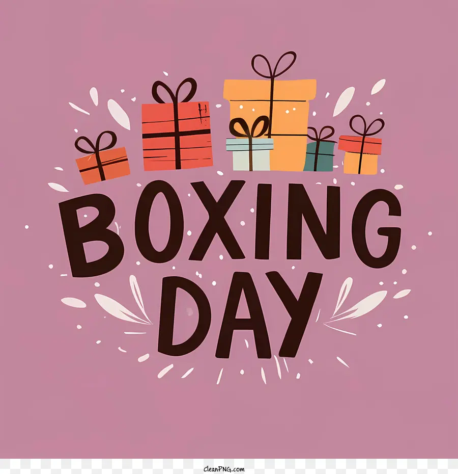 El Boxing Day，Cajas De Regalo PNG