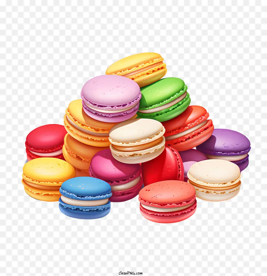 Día Del Macarrón，Macarrones Coloridos PNG