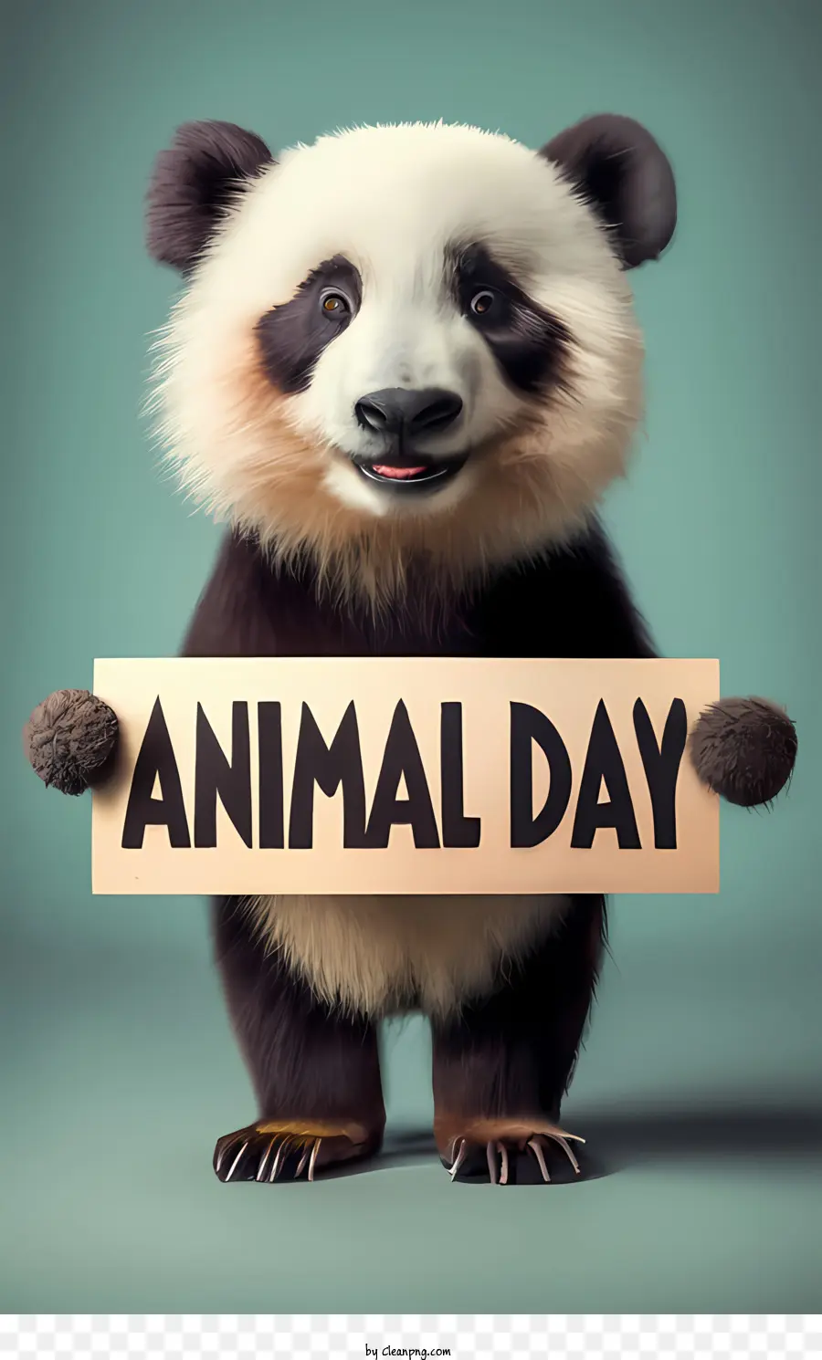 Día Mundial De Los Animales，Panda PNG