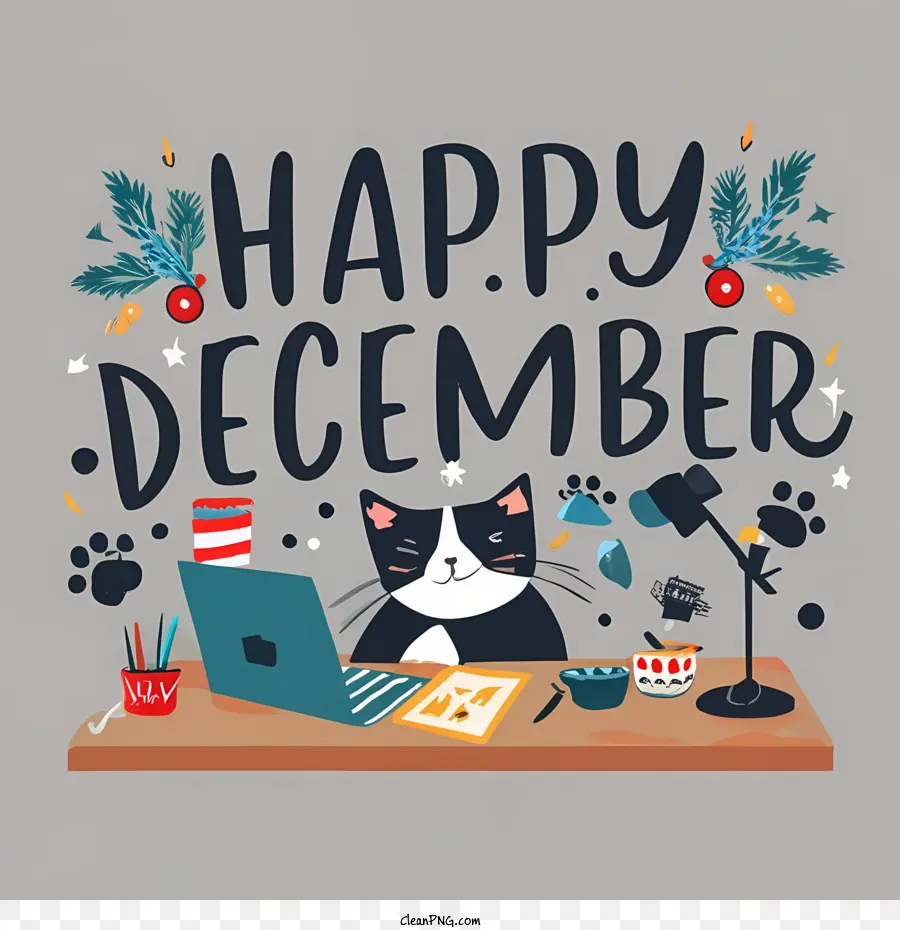 De Diciembre De，Gato PNG