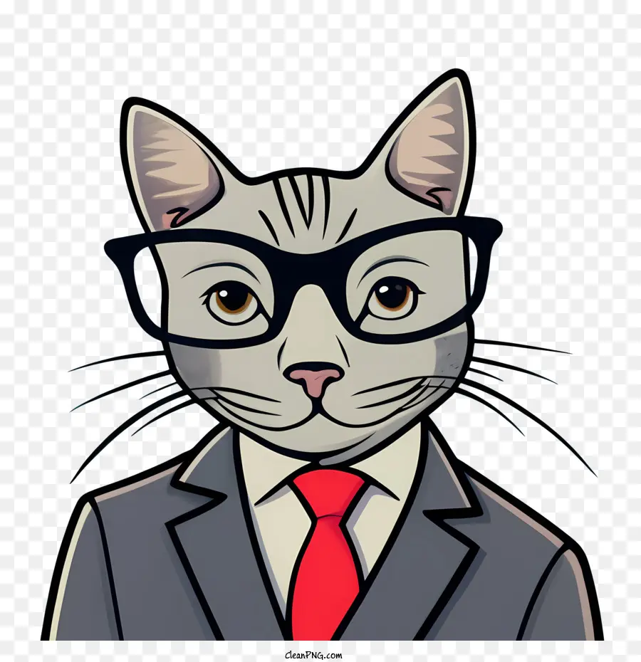 Gato De Dibujos Animados，El Empresario PNG