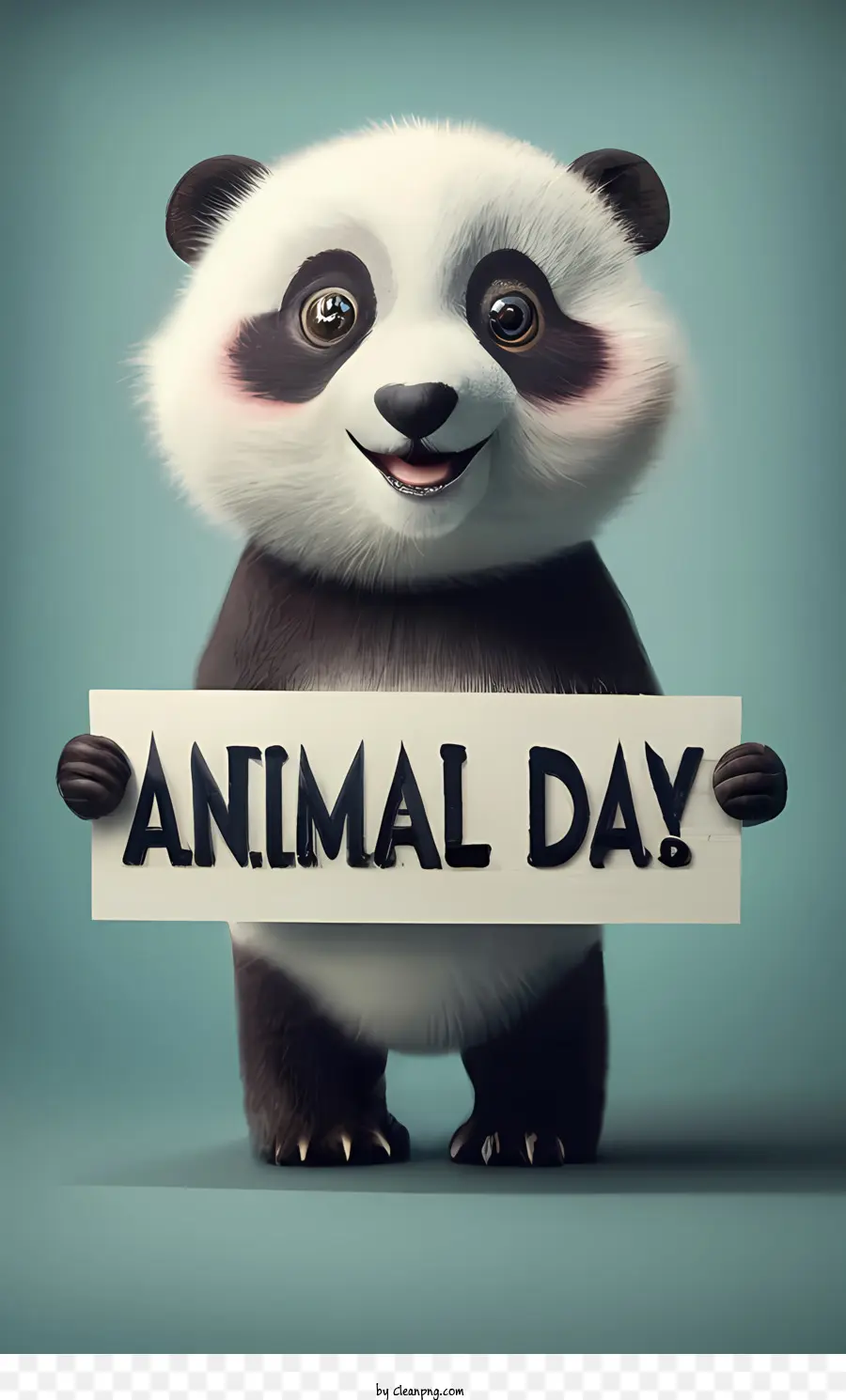 Día Mundial De Los Animales，Panda PNG