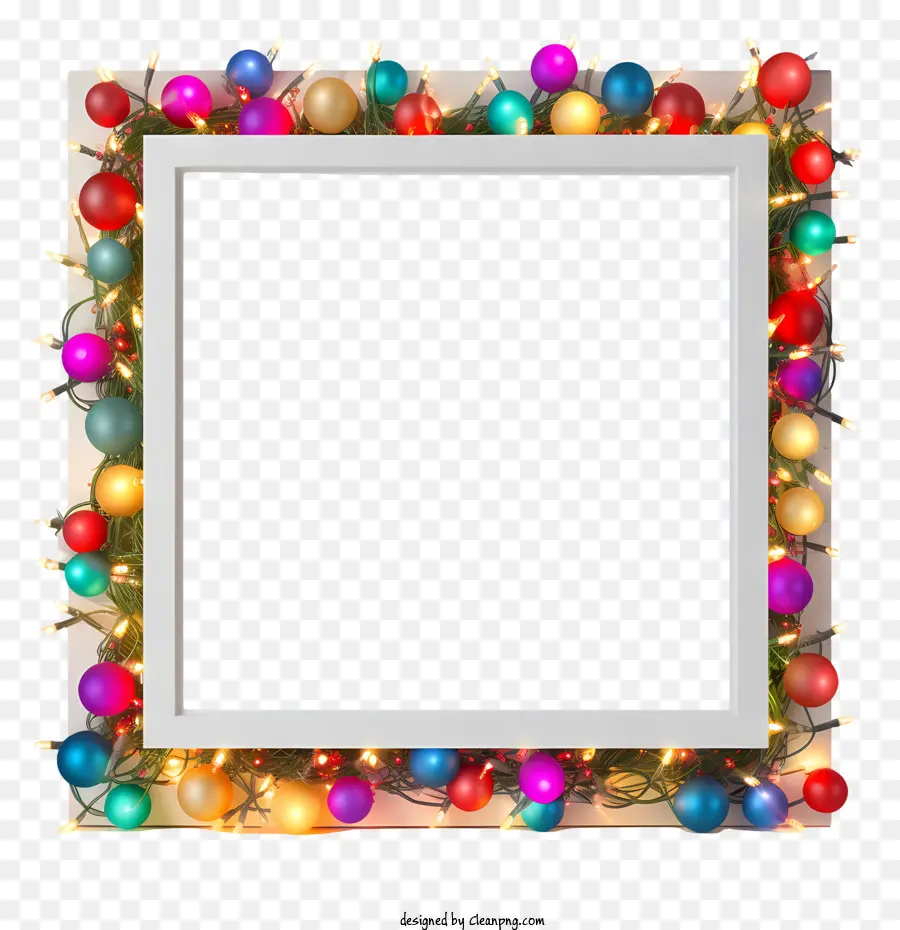 Luces De Navidad，Marco De La Navidad PNG