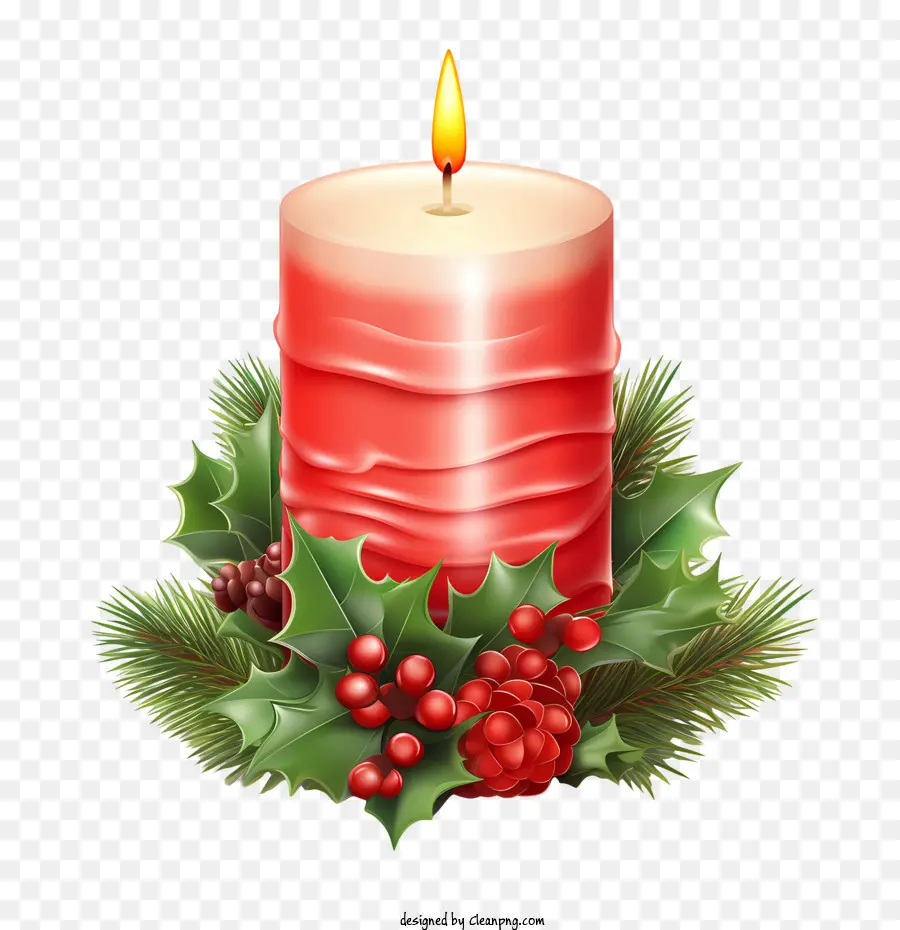 Vela De Navidad，Vela PNG