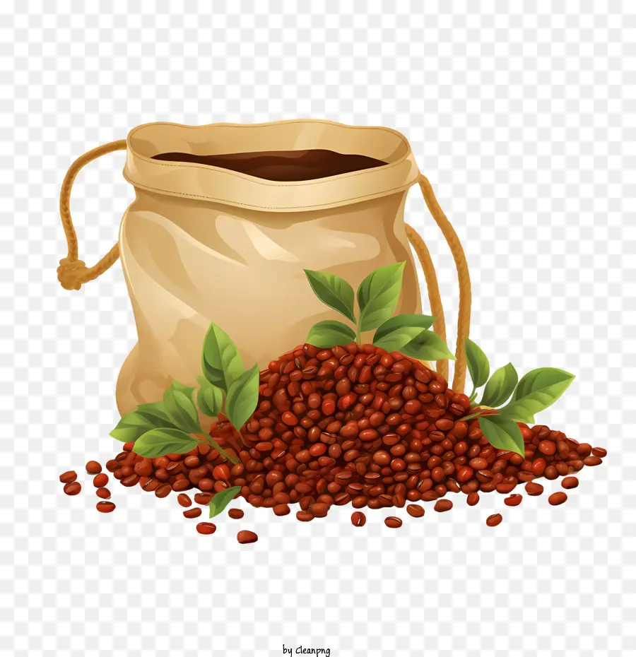 Bolsa De Granos De Café，Granos De Café PNG