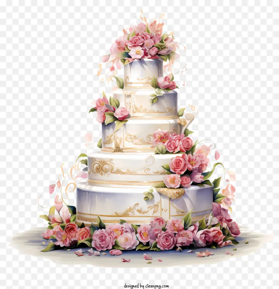 Pastel De Boda，Blanco PNG