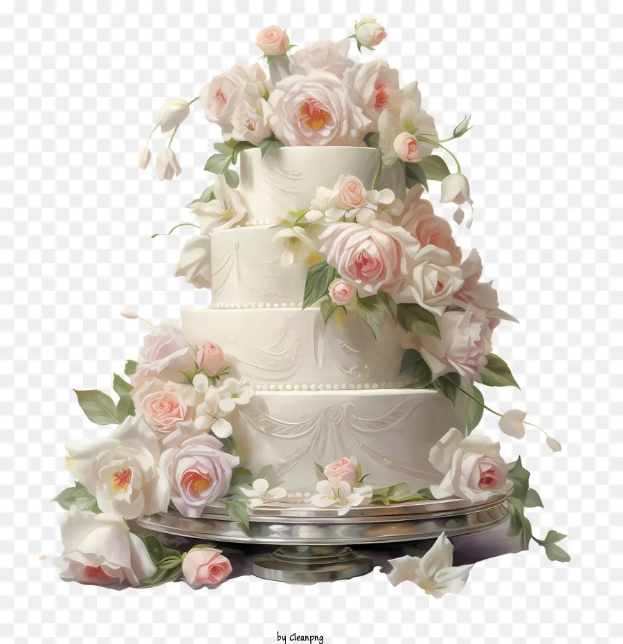 Pastel De Boda，Blanco PNG