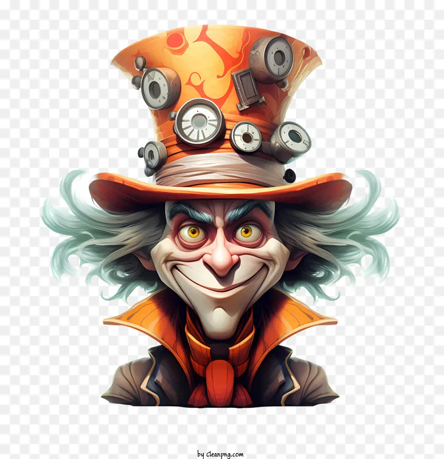 Mad Hatter Día，Científico Loco PNG