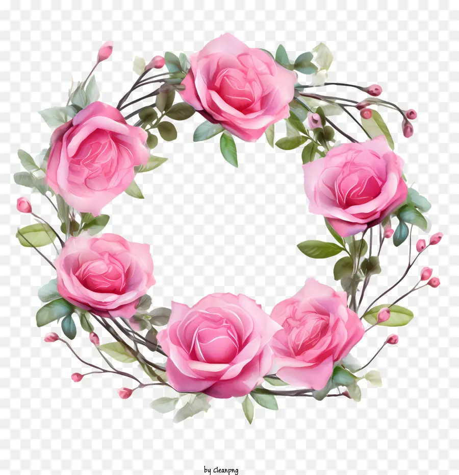 Rosa Corona，Rosas De Color Rosa PNG