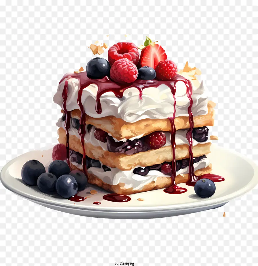 Día Del Postre，Strawberry Shortcake PNG