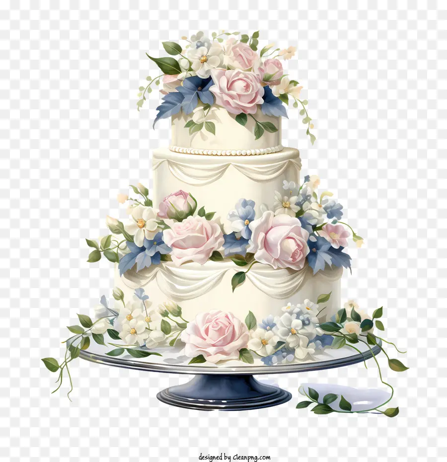 Pastel De Boda，Tres Escalonados PNG