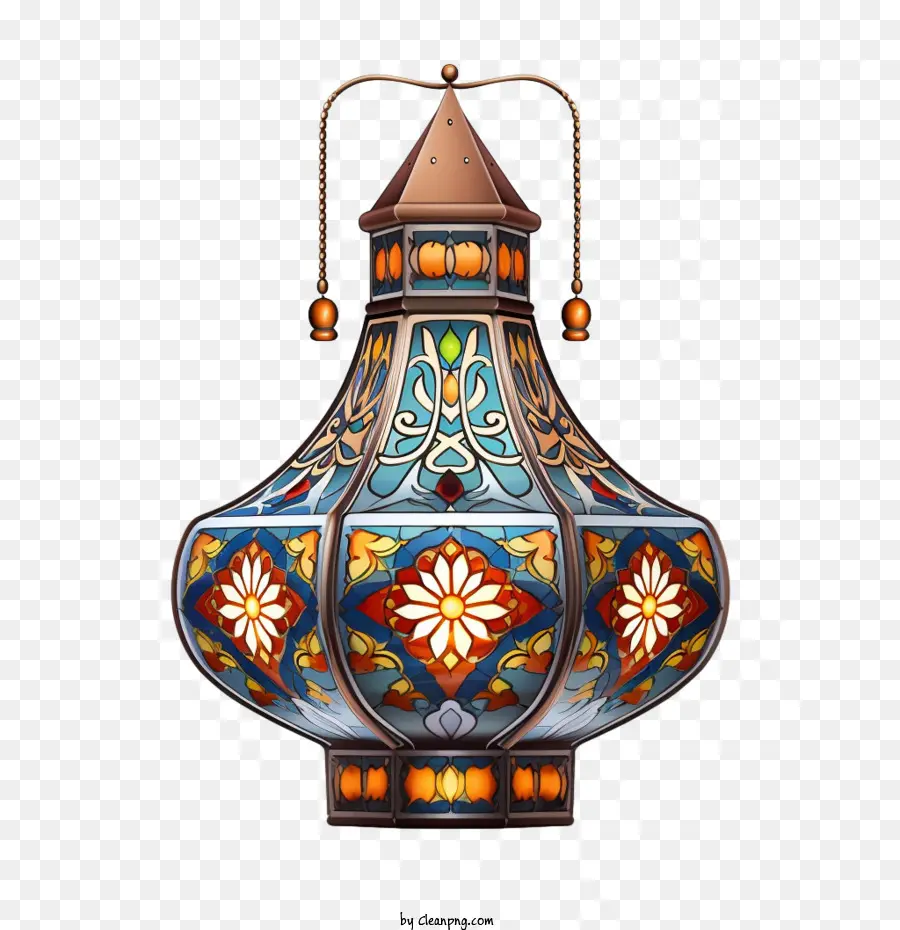 Islámica De La Linterna，Colorido PNG