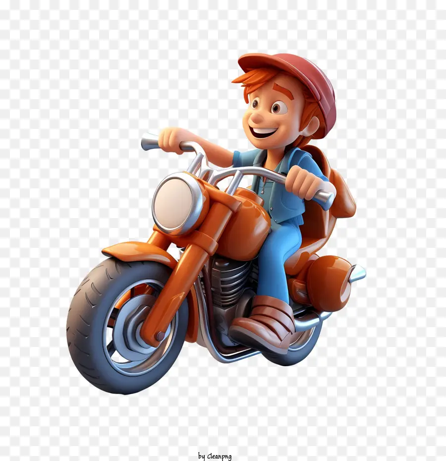 Día Nacional Del Paseo En Moto，Niño En Motocicleta PNG