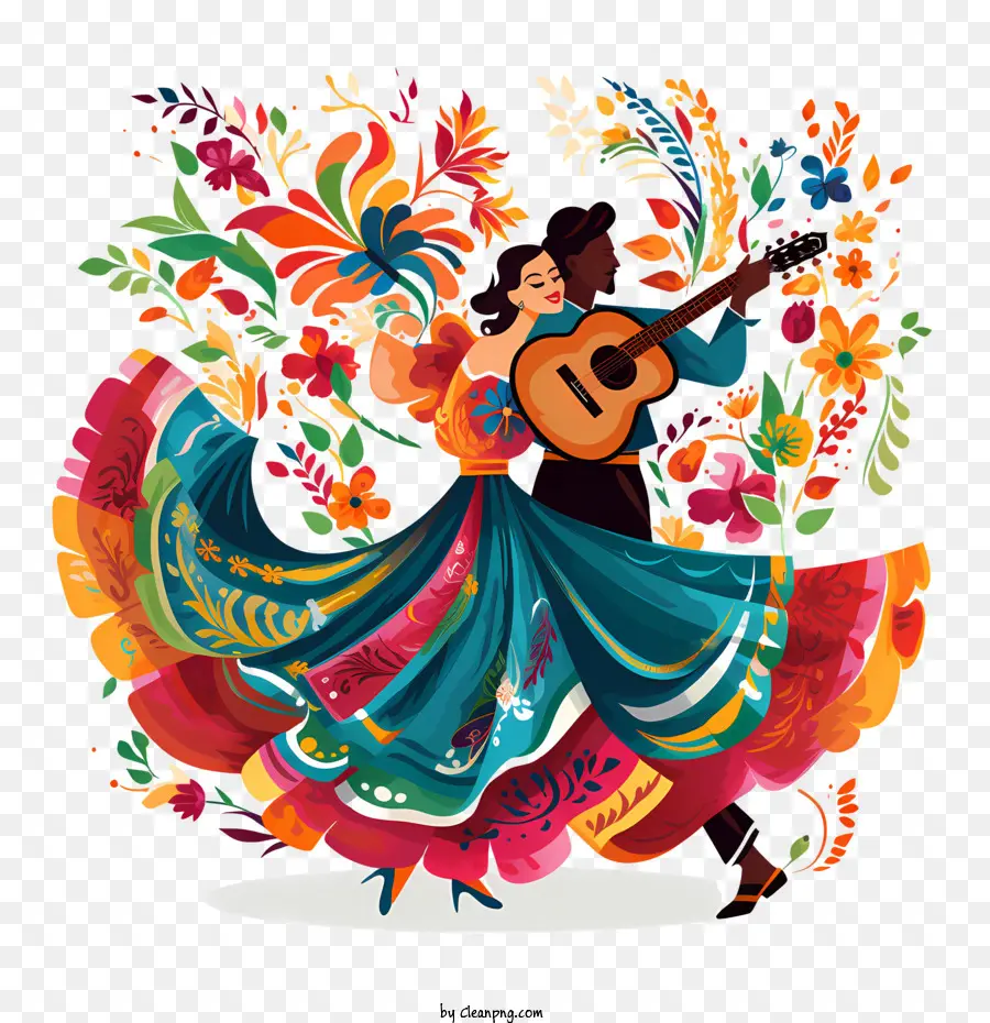 Día De La Independencia De México，La Danza PNG