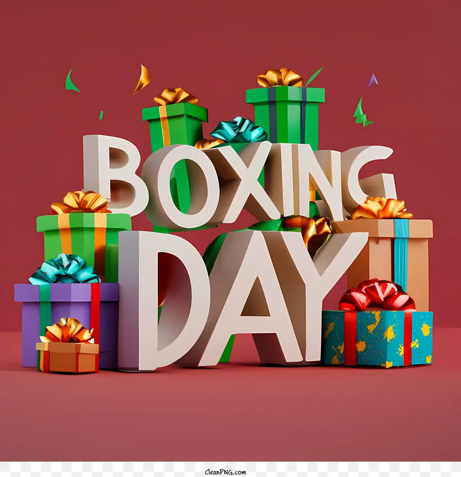 El Boxing Day，Cajas De Regalo PNG