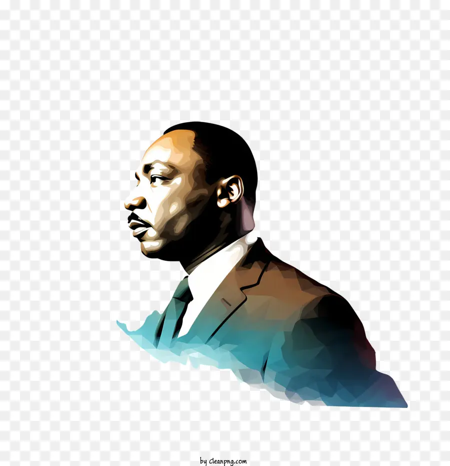 Día De Martin Luther King Jr，Retrato PNG