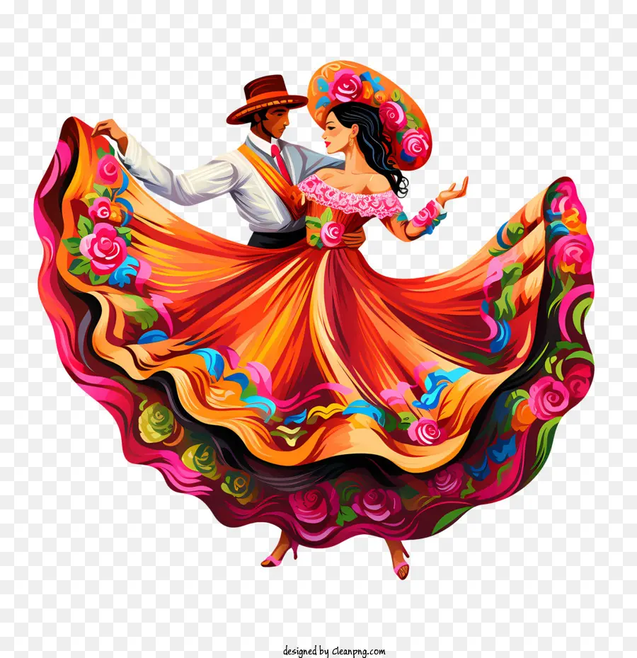 Día De La Independencia De México，La Danza PNG