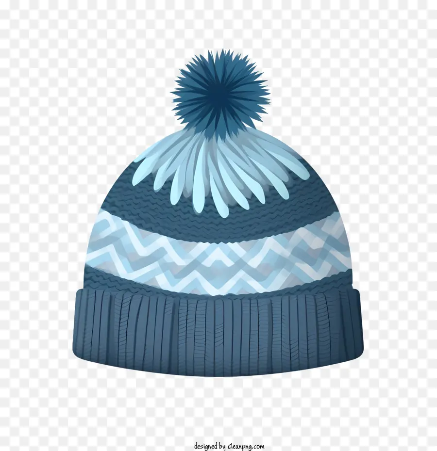 Sombrero De Invierno，Azul PNG