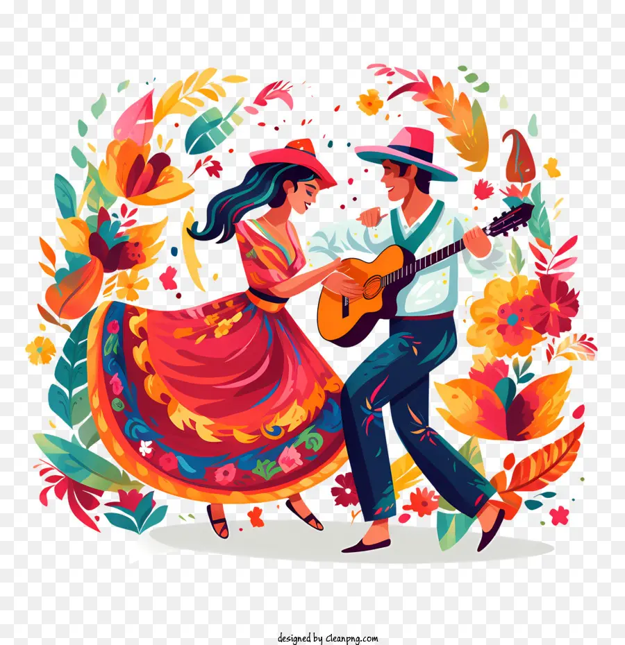 Día De La Independencia De México，El Baile PNG