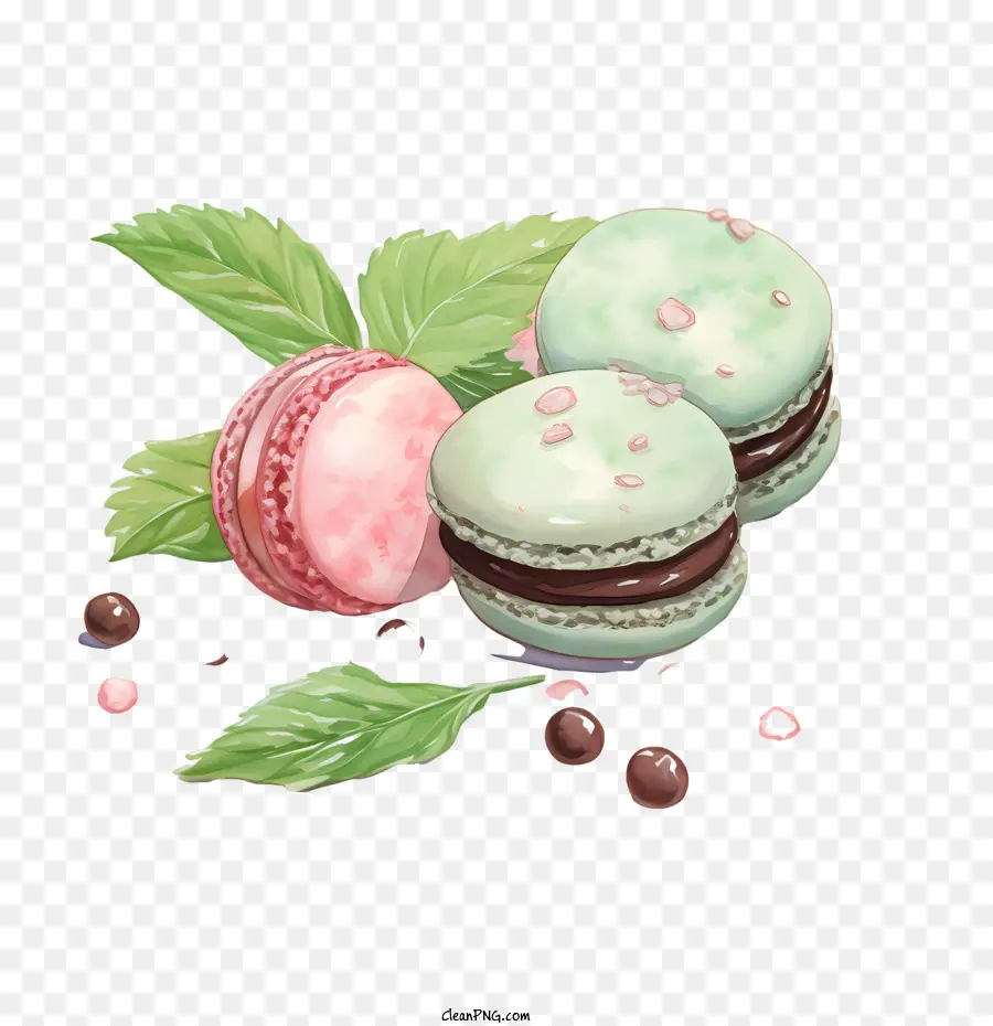 Macaroon Día，Macarons PNG